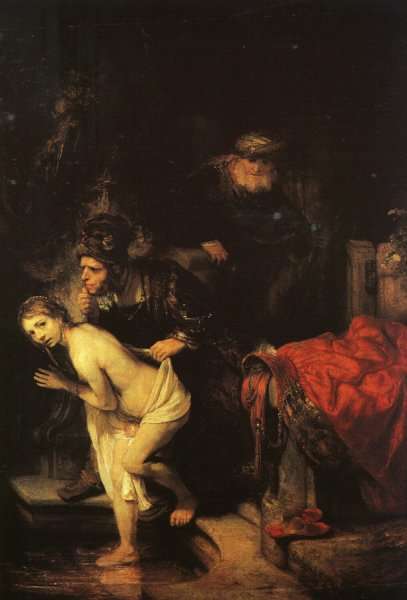 Susanna and the Elders (detail) 1647 by Rembrandt Harmenszoon van Rijn