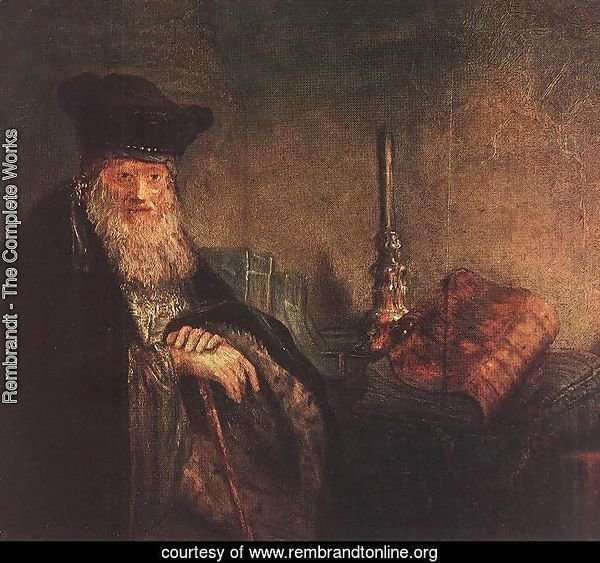 Old Rabbi (detail) 1642