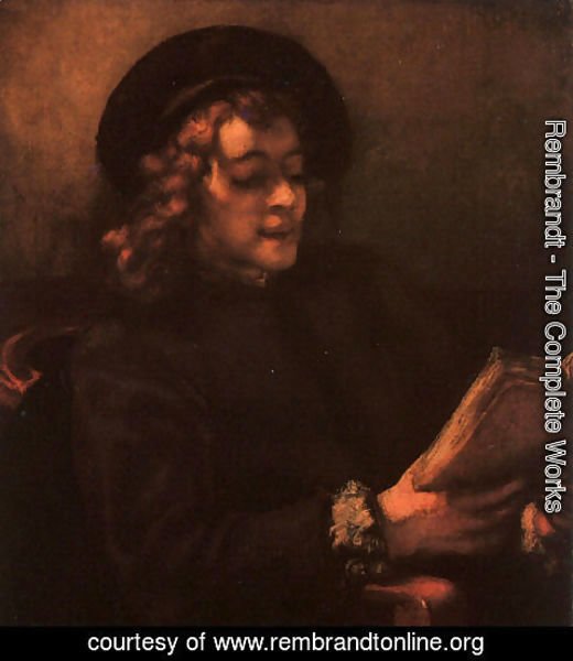 Rembrandt - Portrait of Titus 1656