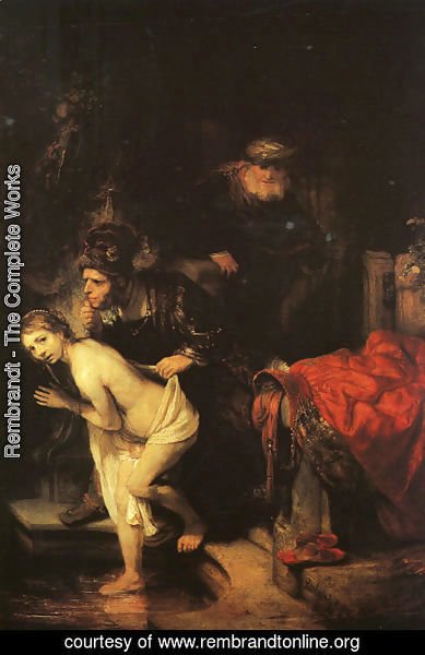 Rembrandt - Susanna and the Elders (detail) 1647