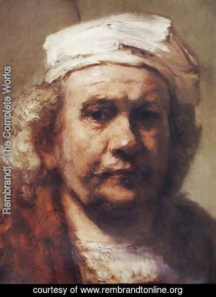 Rembrandt - Self-Portrait [detail #1]