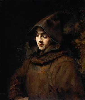 Rembrandt - Titus van Rijn in a Monk's Habit