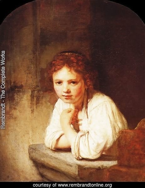 A Girl at a Window