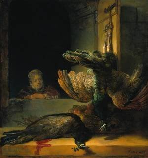 Rembrandt - Dead peacocks