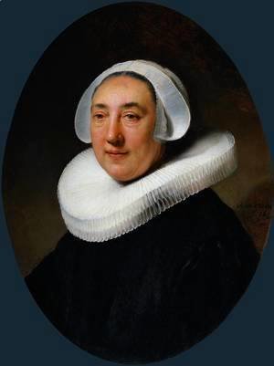 Rembrandt - Portrait of Haesje van Cleyburgh