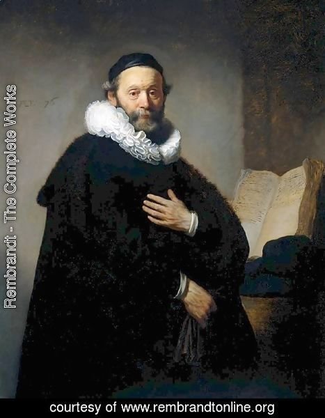 Rembrandt - Johannes Wtenbogaert, Remonstrant Minister