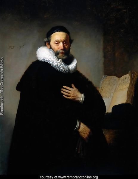 Portrait of Johannes Wtenbogaert (1557-1644), Remonstrant Minister
