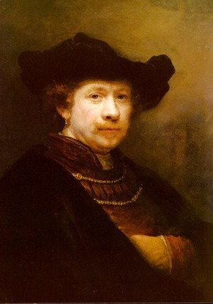 Rembrandt - Portrait Of The Artist In A Flat Cap
