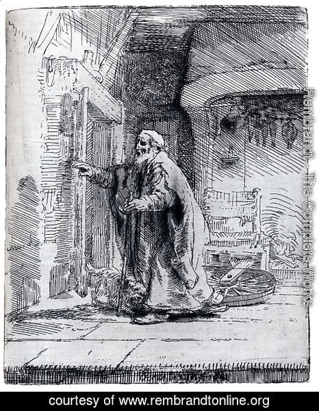 Rembrandt - Tobit Going To Greet Tobias
