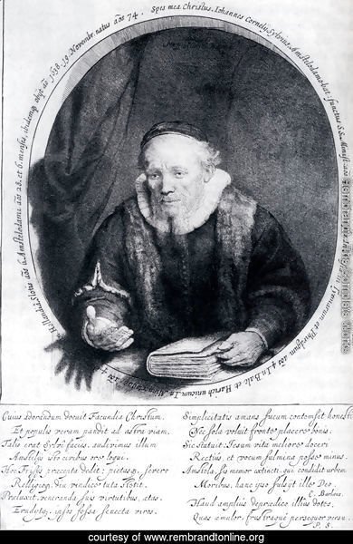 Portrait Of Johannes Cornelisz