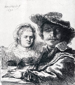 Rembrandt - Self-portrait With Saskia