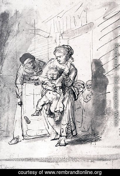 Rembrandt - Child In A Tantrum