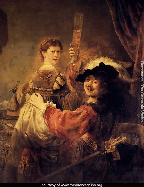 Self-portrait With Saskia (or The Prodigal Son With A Whore)