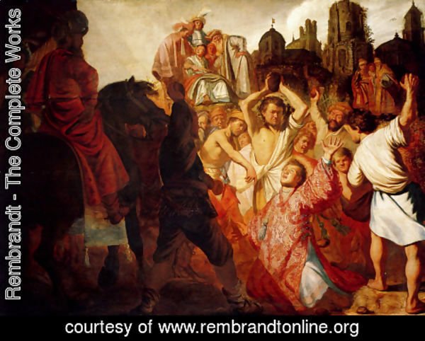 Rembrandt - The Stoning Of St. Stephen