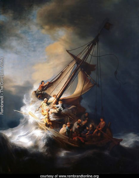 Christ In The Storm On The Sea Of Galilee