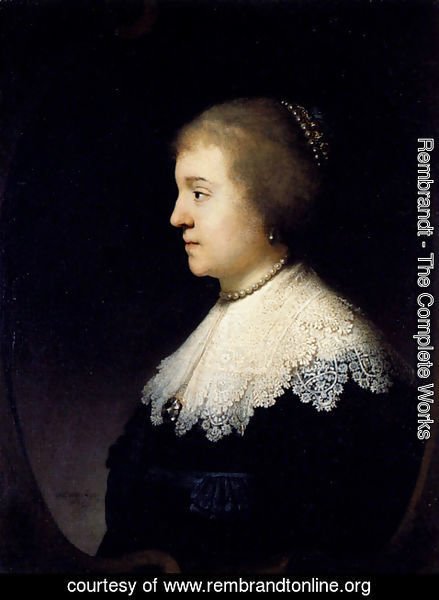 Rembrandt - Portrait Of Amalia van Solms