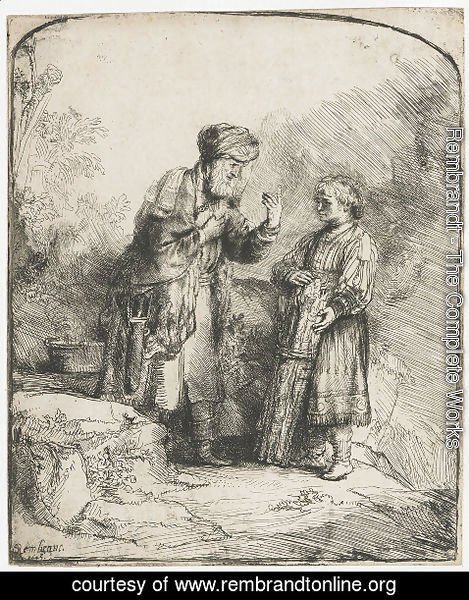 Rembrandt - Abraham and Isaac