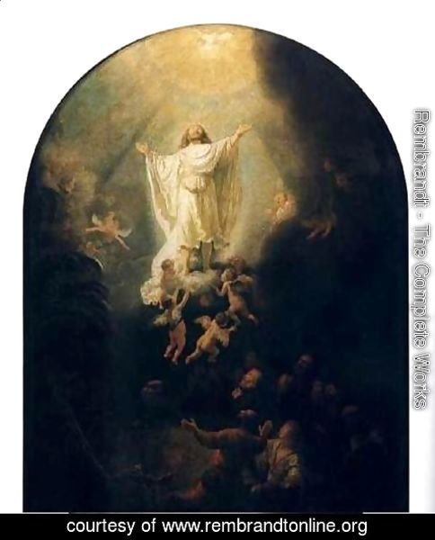 Rembrandt - L'Ascension,munich 1636