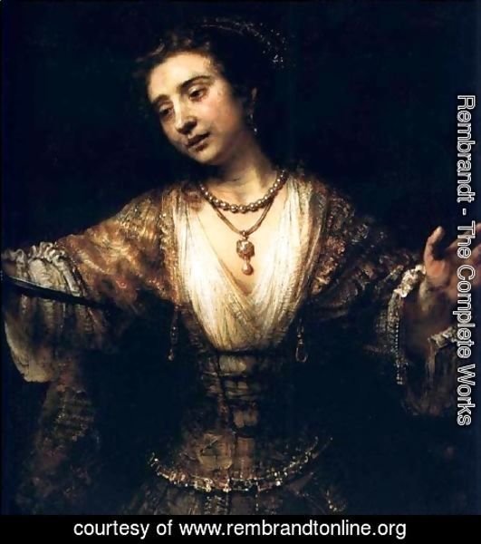 Rembrandt - Lucrece,washington Ng 1664