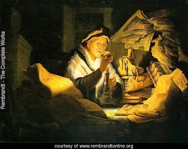 Rembrandt Parable of the Rich Man Painting Reproduction ...