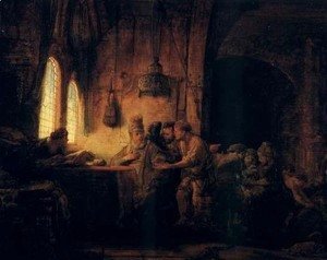 Rembrandt - Parabole Des Ouvriers De La Onzieme Heure,st Peters~ea5 1637