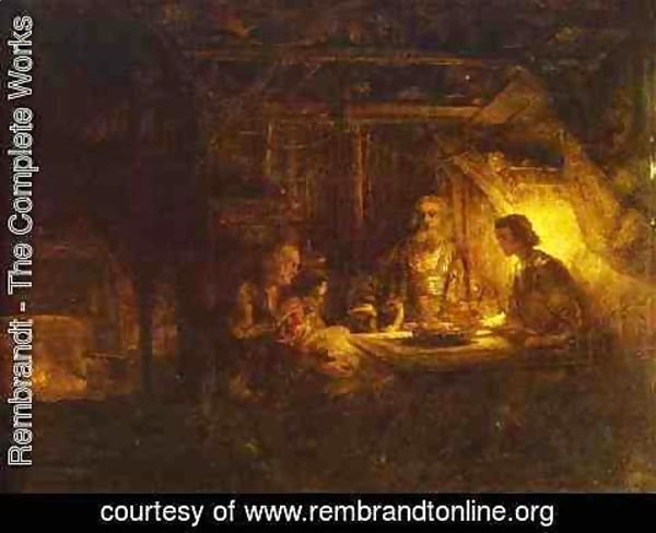 Rembrandt - Philemon and Baucis