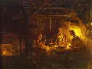 Rembrandt - Philemon and Baucis
