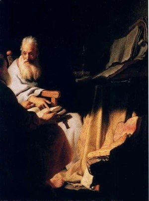 Rembrandt - Pierre Et Paul,melbourne 1628