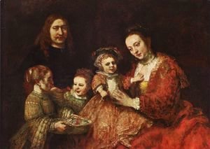 Rembrandt - Portrait De Famille,brunswick 1669