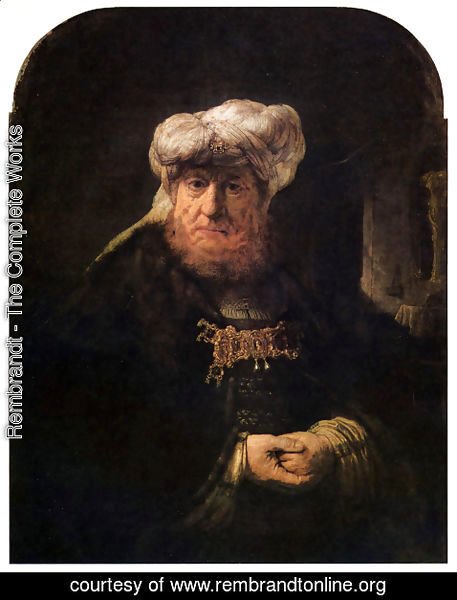 Rembrandt - The King Uzziah Stricken with Leprosy