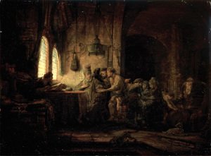Rembrandt - The Parable of the Laborers in the Vineyard