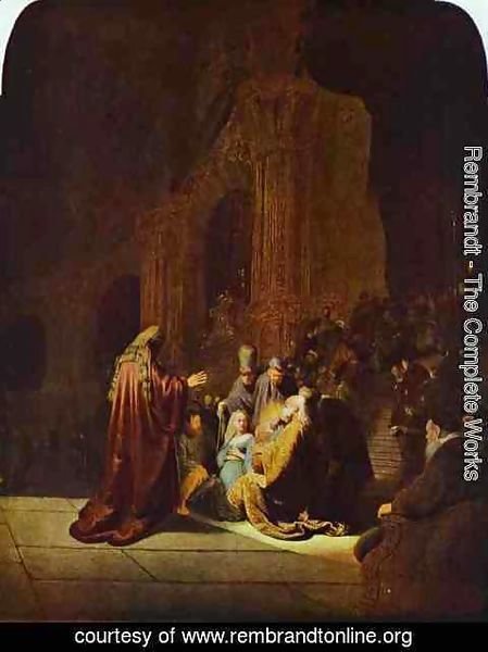 Rembrandt - The Presentation of Jesus in the Temple