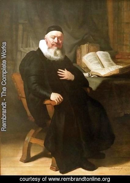 Rembrandt - Reverend Johannes Elison