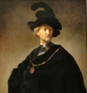 Rembrandt - Old Man with a Gold Chain