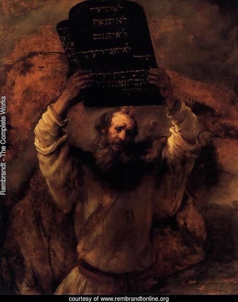 Moses Smashing the Tablets of the Law