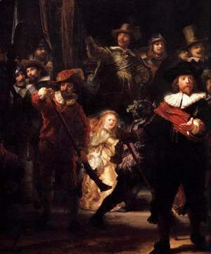 Rembrandt - The Nightwatch (detail) 3