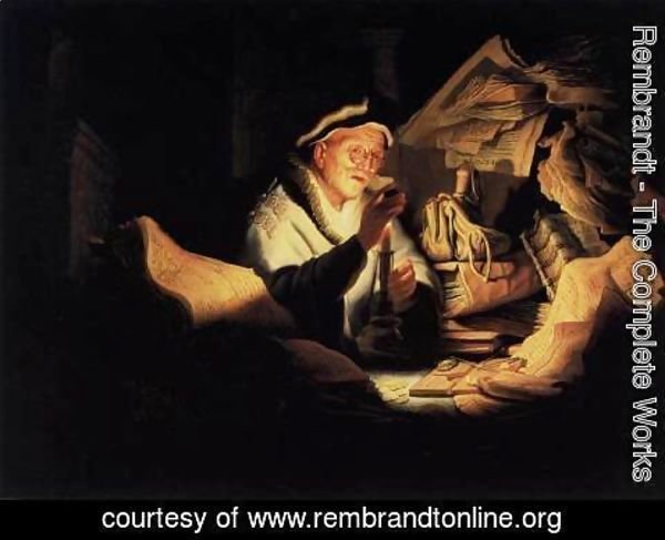 Rembrandt - Parable of the Rich Man 2