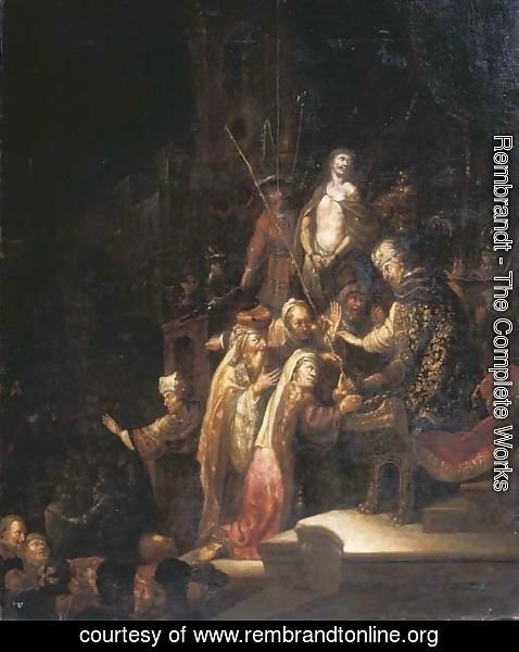 Rembrandt - Christ before Pontius Pilate