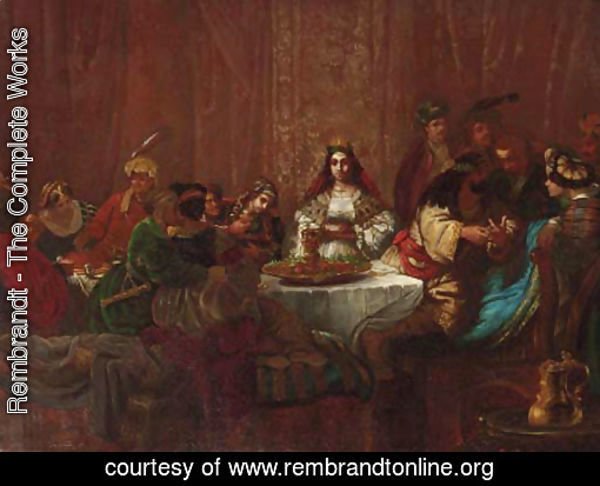 The wedding feast of Samson