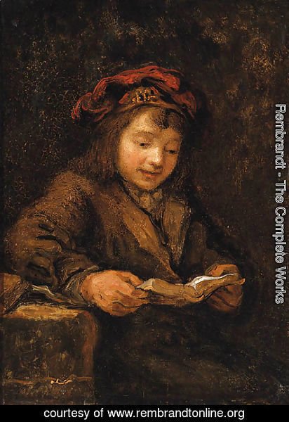 Rembrandt - Titus reading
