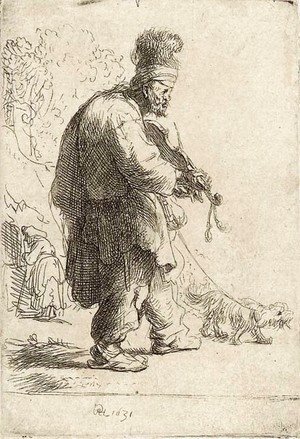 Rembrandt - A blind Fiddler