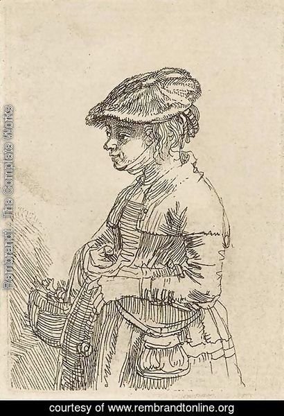 A Girl with a Basket