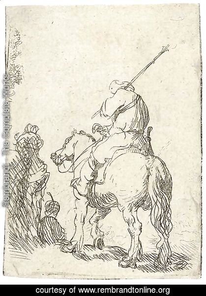 A Turbaned Soldier on Horseback
