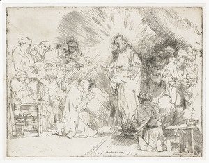 Rembrandt - Christ appearing to the Apostles