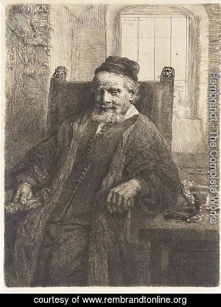 Rembrandt - Jan Lutma, Goldsmith