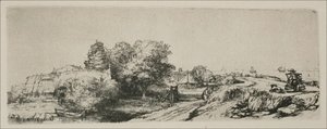 Rembrandt - Landscape with a Milkman