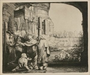 Rembrandt - Saint Peter and Saint John healing the Cripple at the Gate of the Temple