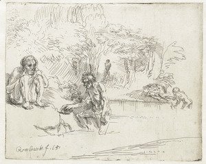 Rembrandt - The Bathers