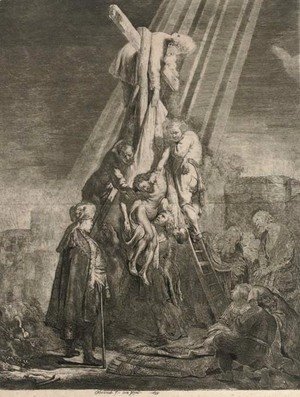 Rembrandt - The Descent from the Cross Second Plate