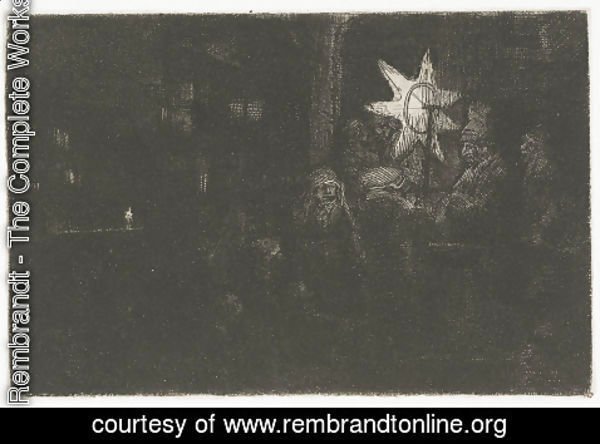 Rembrandt - The Star of the Kings A Night Piece